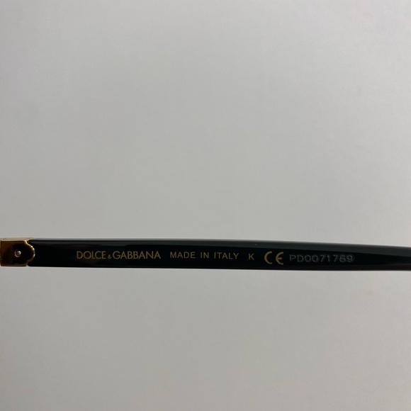 Dolce & Gabbana- Cat Eye Sunglasses 52mm. Solid: Black/Grey-Made in Italy. - Picture 6 of 12